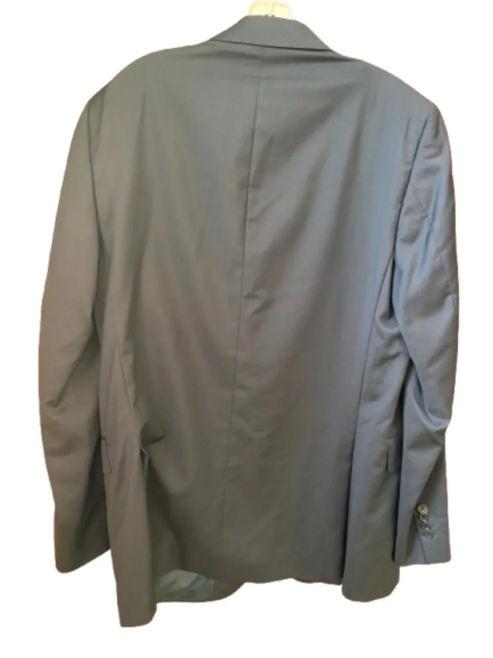 Ermenegildo Zegna Men's 42 Black Wool Silk Blazer Made in Italy